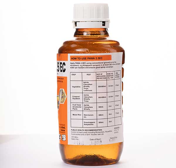 PAWA 2.5 EC Insecticide – Broad-Spectrum Pest Control | Agromonti